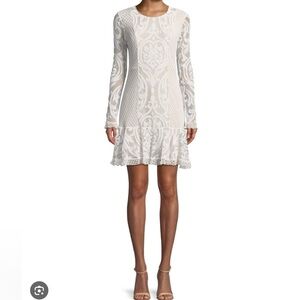 BCBG MAXAZRIA GUINEVERE DRESS XS OFF WHITE NEW